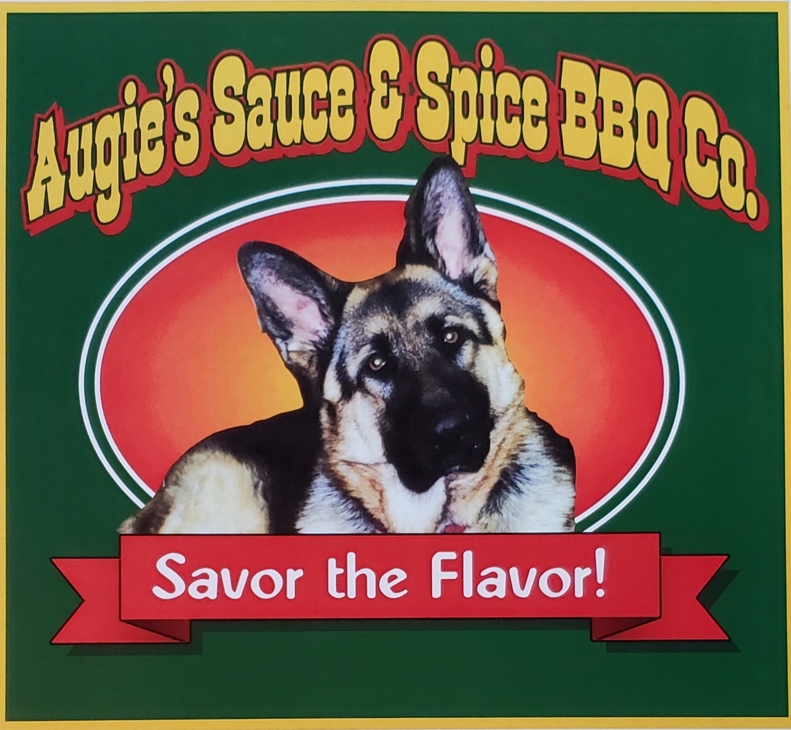 Augie's Sauce & Spice Barbeque Co. logo 